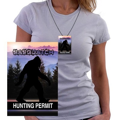 Sasquatch Hunter ID Necklace