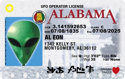 Alabama Alien ID