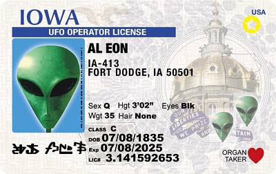 Iowa Alien ID
