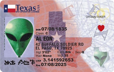 Texas Alien ID