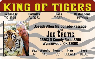 Joe Exotic ID