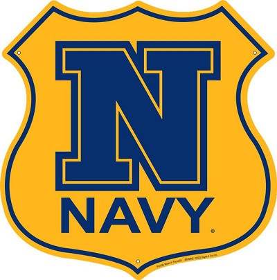 Navy N Highway Shield