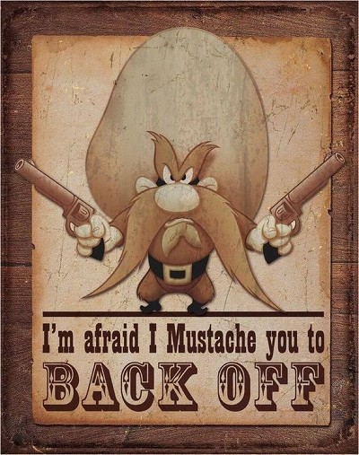 Yosemite Sam Metal Tin Sign