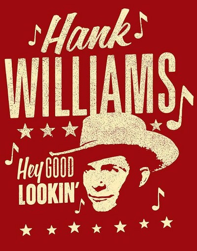 Hank Williams Good Lookin Metal Sign