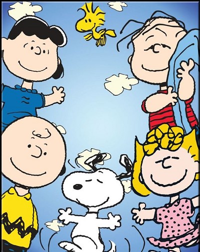 Peanuts Gang Metal Sign