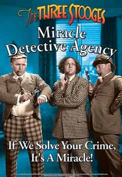 3 Stooges - Detectives Metal Tin Sign