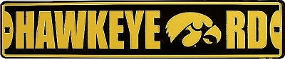 Iowa Hawkeye Street Sign